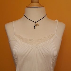 J Pendant With Rope Necklace Choker
